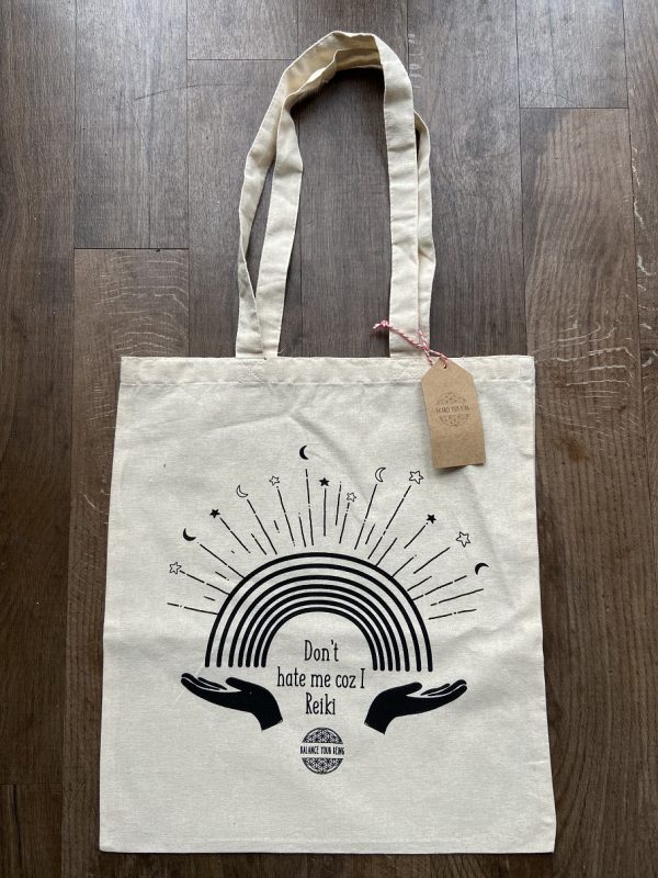Don’t Hate Me coz I Reiki Tote Bag