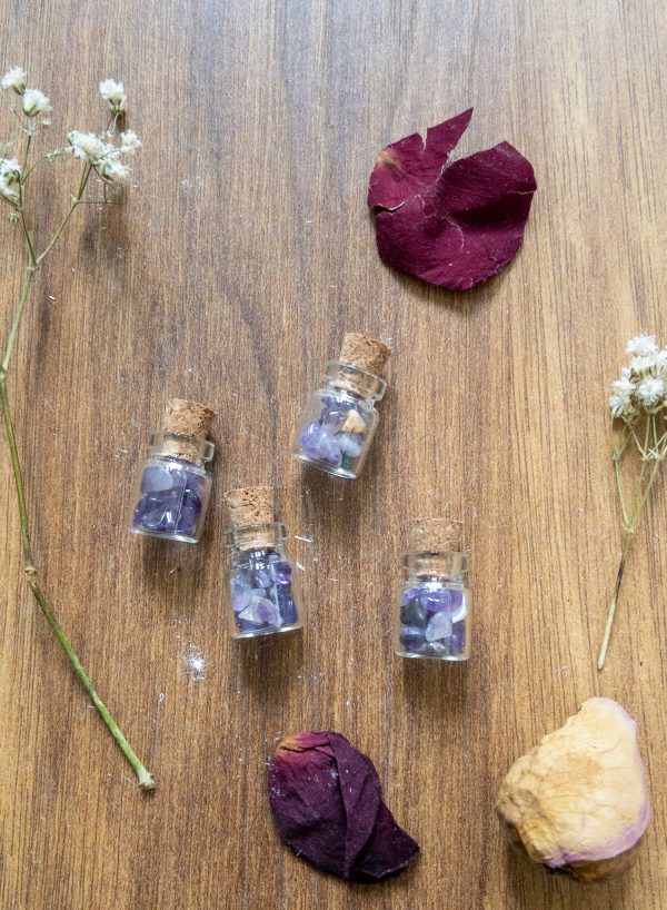 Amethyst Chip Jar