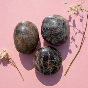 Black Moonstone Palmstone