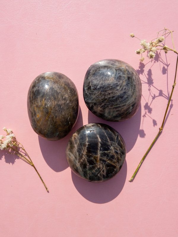 Black Moonstone Palmstone