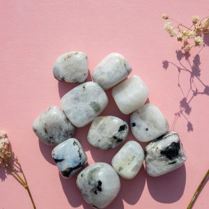 Rainbow Moonstone Polished Tumblestone