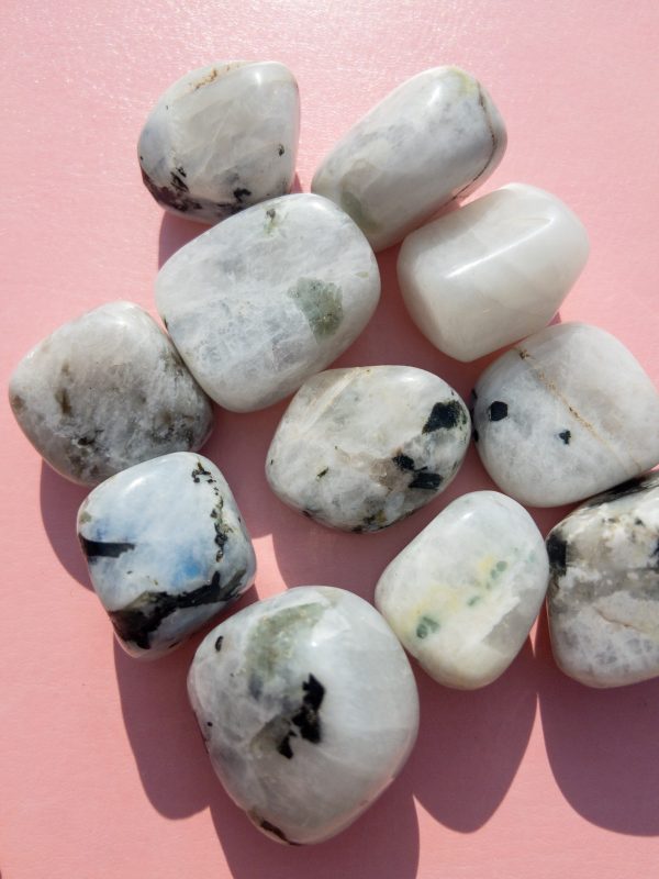 Rainbow Moonstone Polished Tumblestone - Image 2