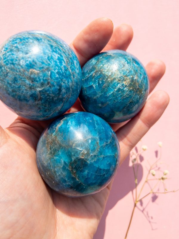 Blue Apatite Sphere - Image 2