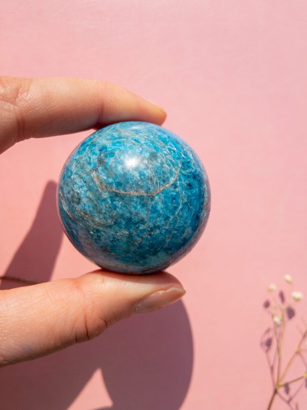 Blue Apatite Sphere - Image 3