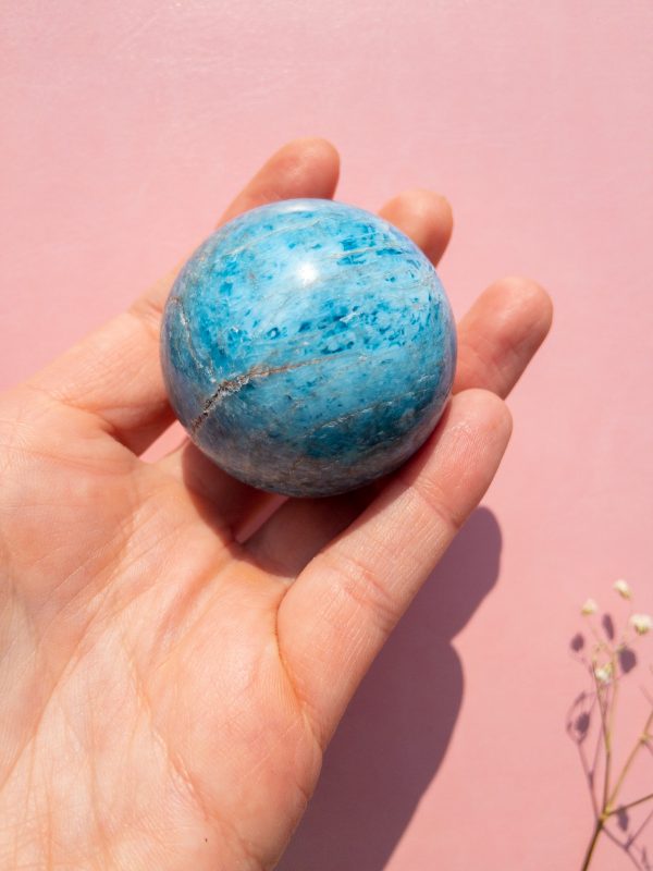 Blue Apatite Sphere - Image 6